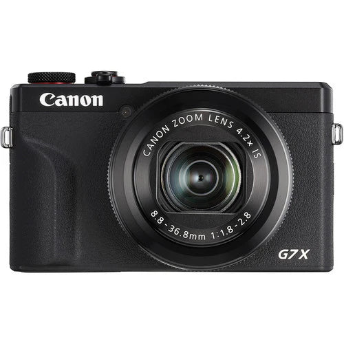Canon PowerShot G7 X Mark III – 4K Vlogging Camera, 20.1MP, Wi-Fi, Bluetooth | Black | Content Creator Camera